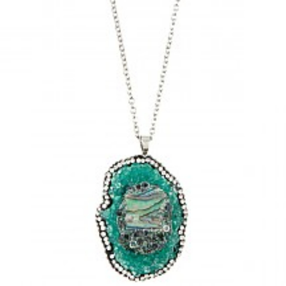 Cracked Stone Pendant